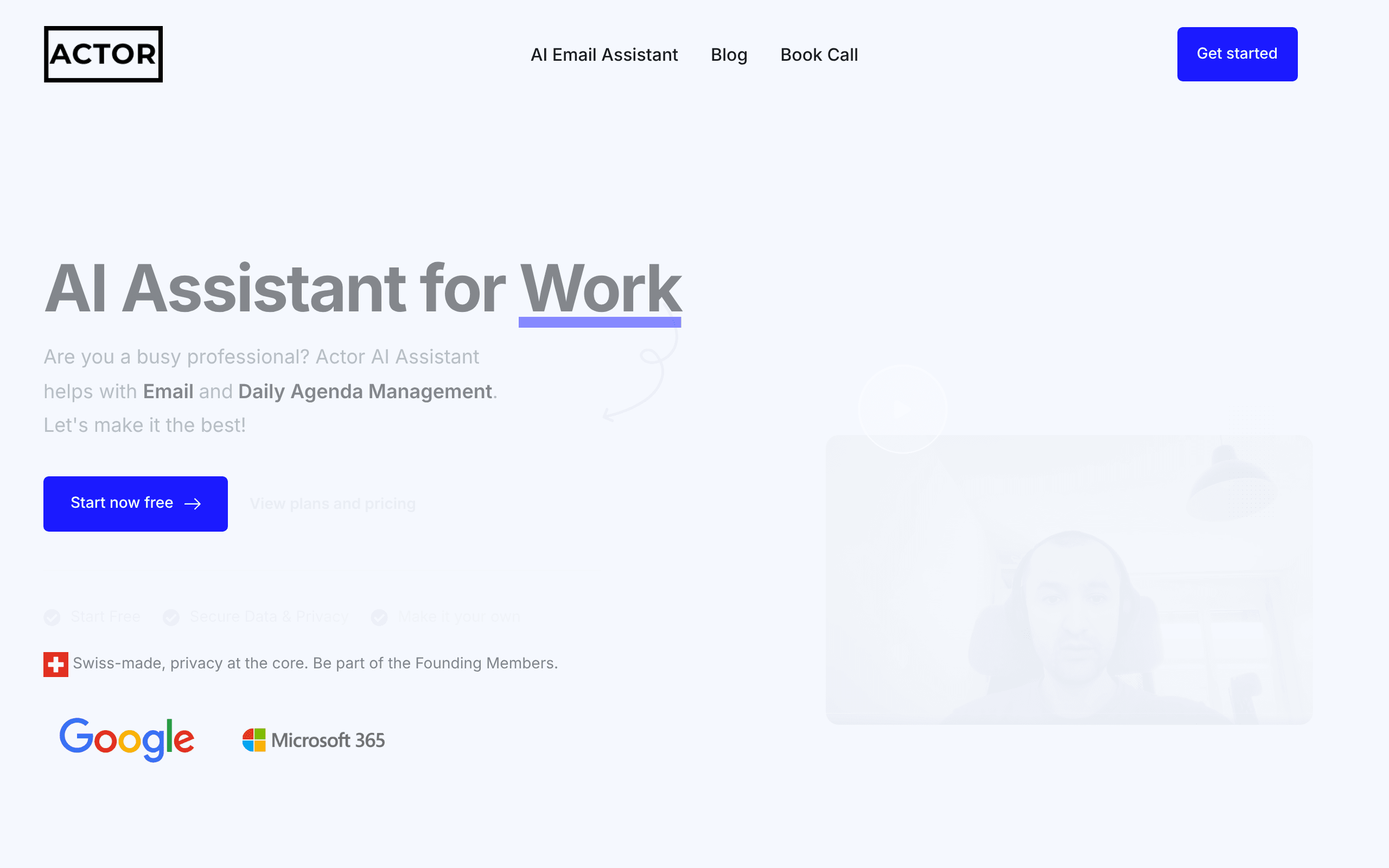 Actor AI Assistant