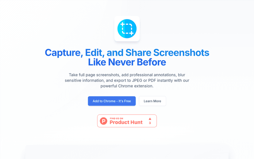 Full Page Screenshot for Web & Editor ✏️