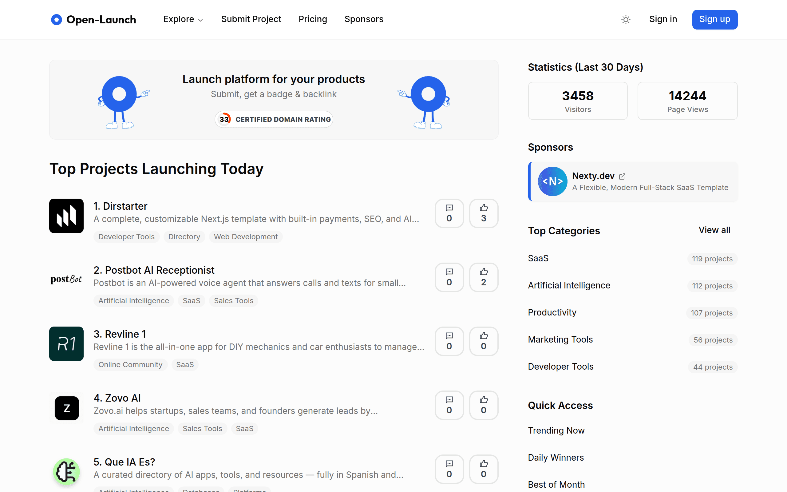 Open-Launch