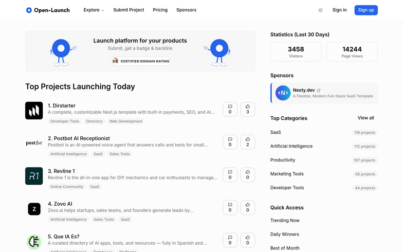 Open-Launch