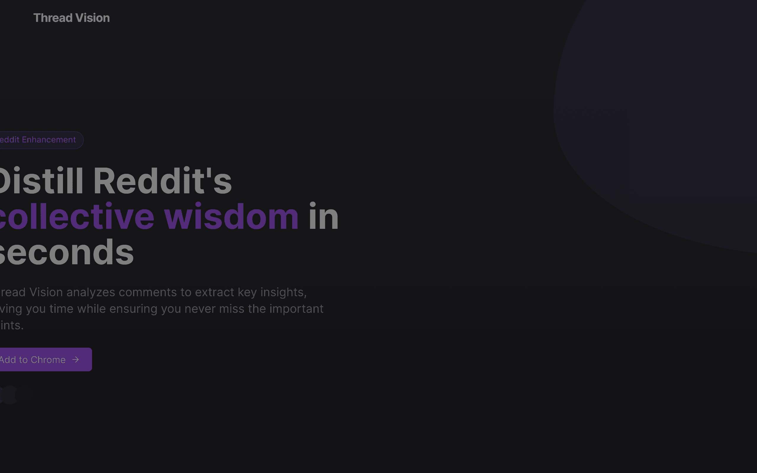 Thread Vision AI - Reddit Summarizer