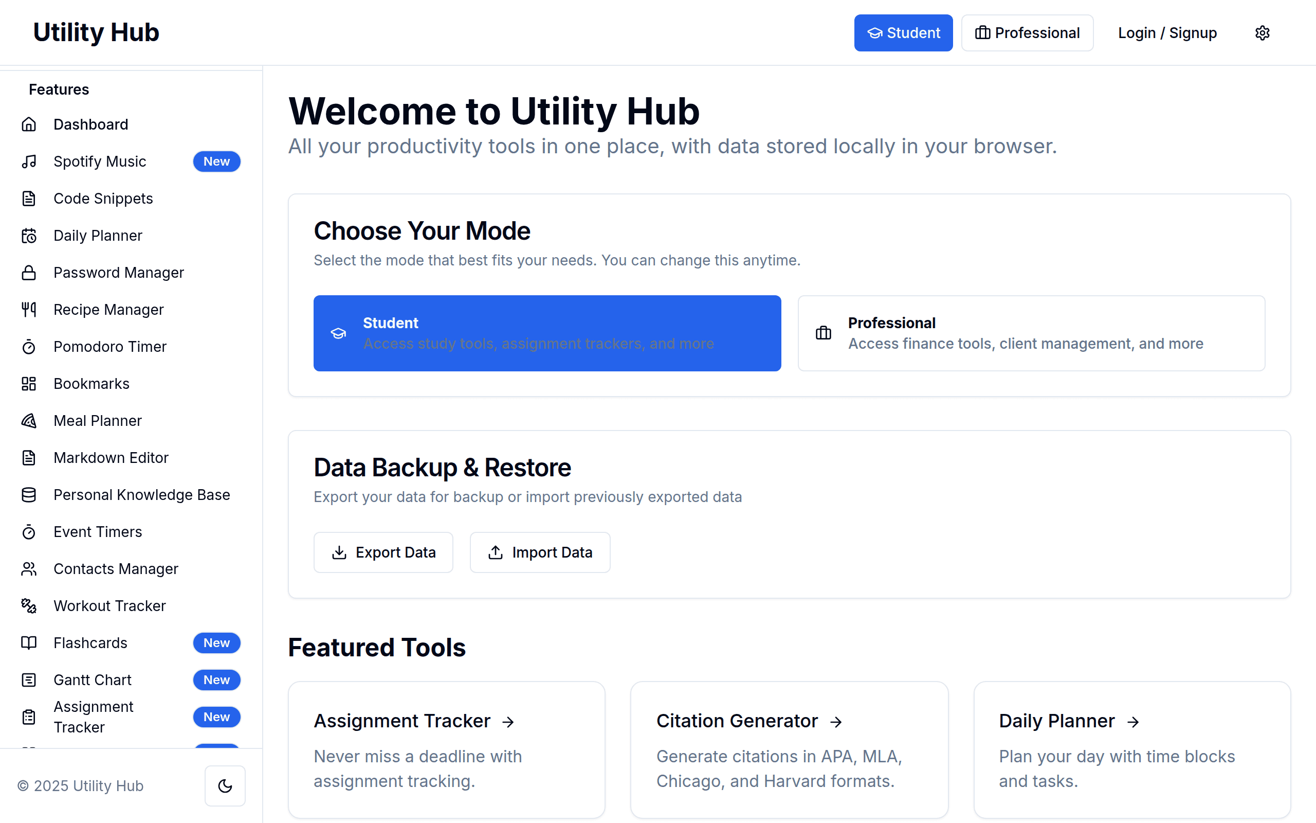 Utility Hub