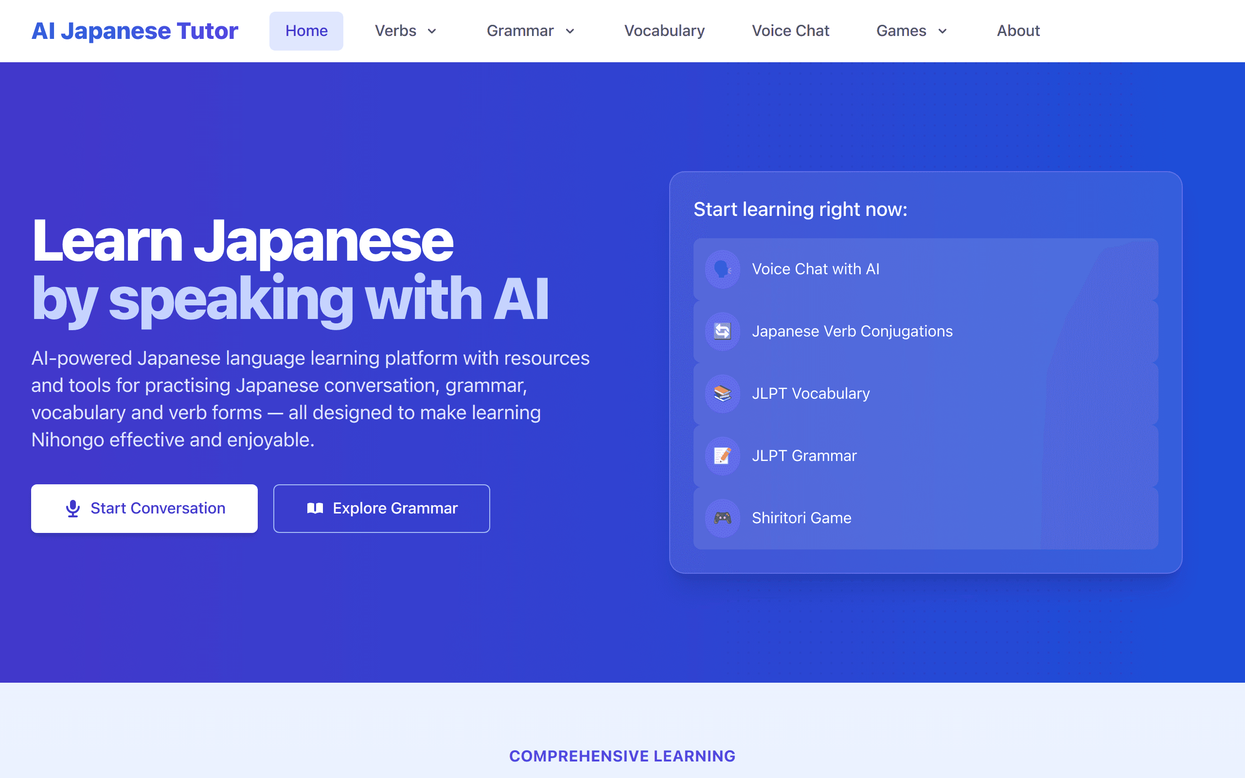 AI Japanese Tutor