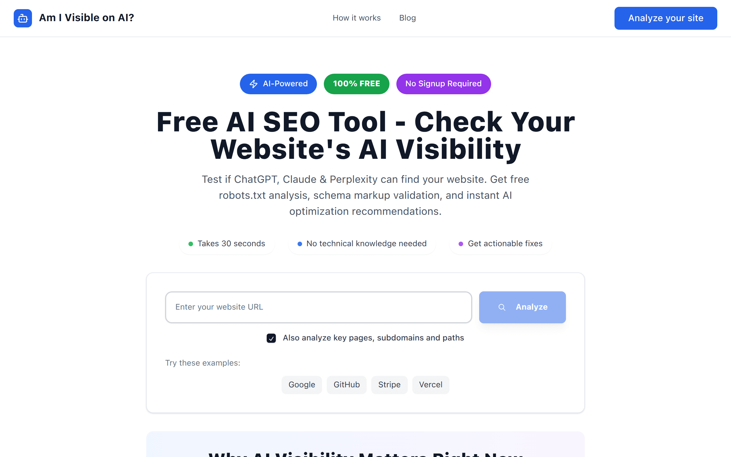 Am I Visible on AI?