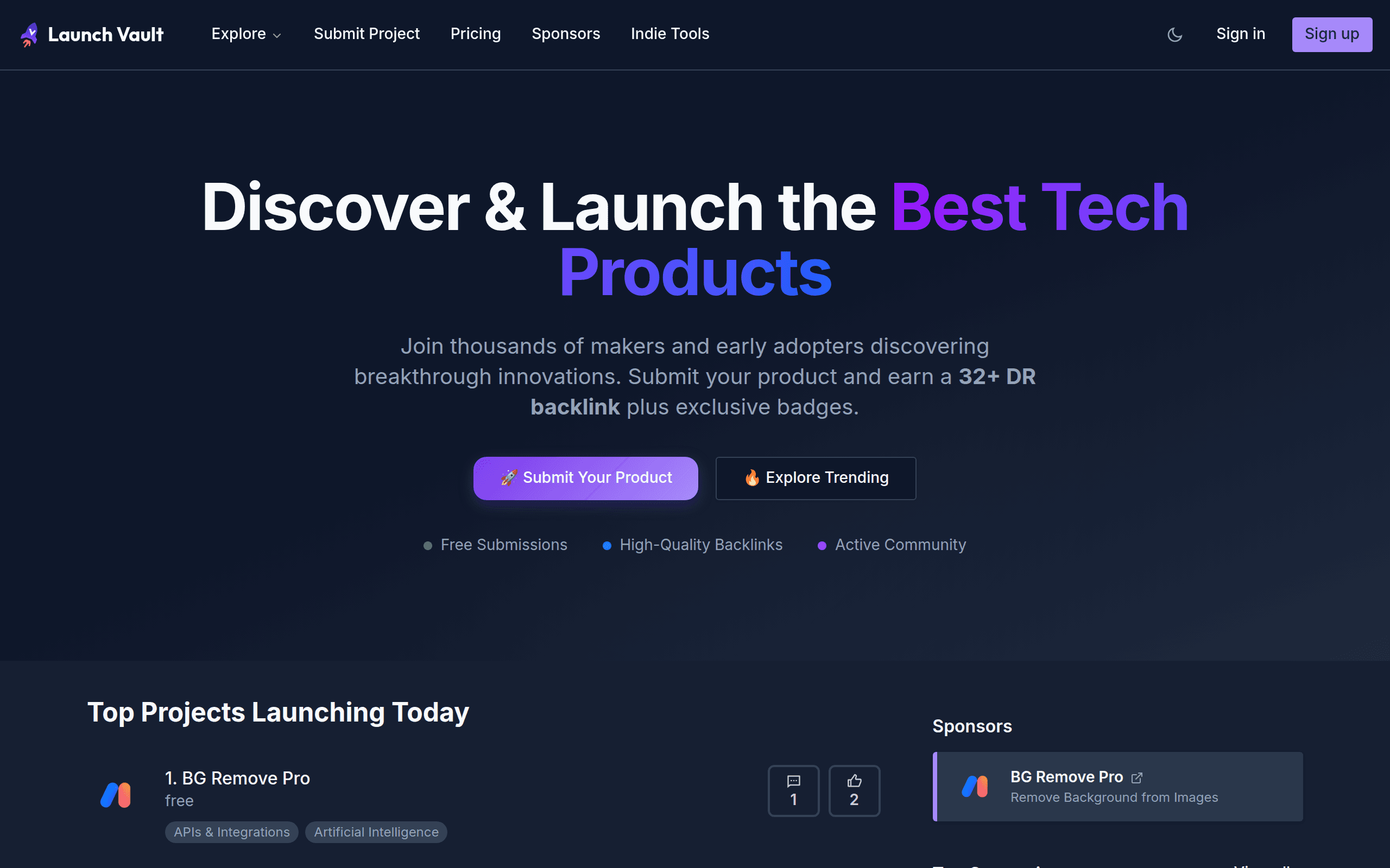 Launch Vault
