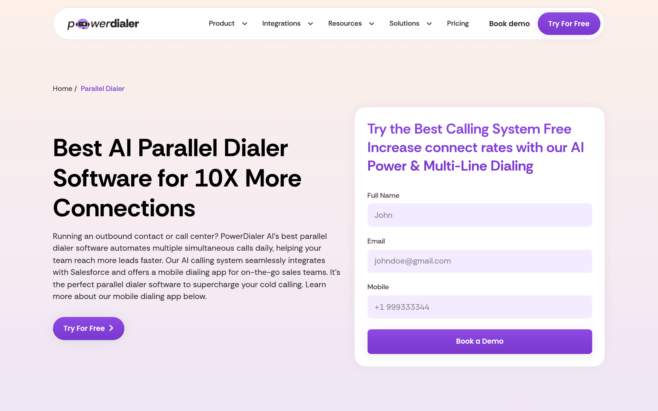Parallel Dialer