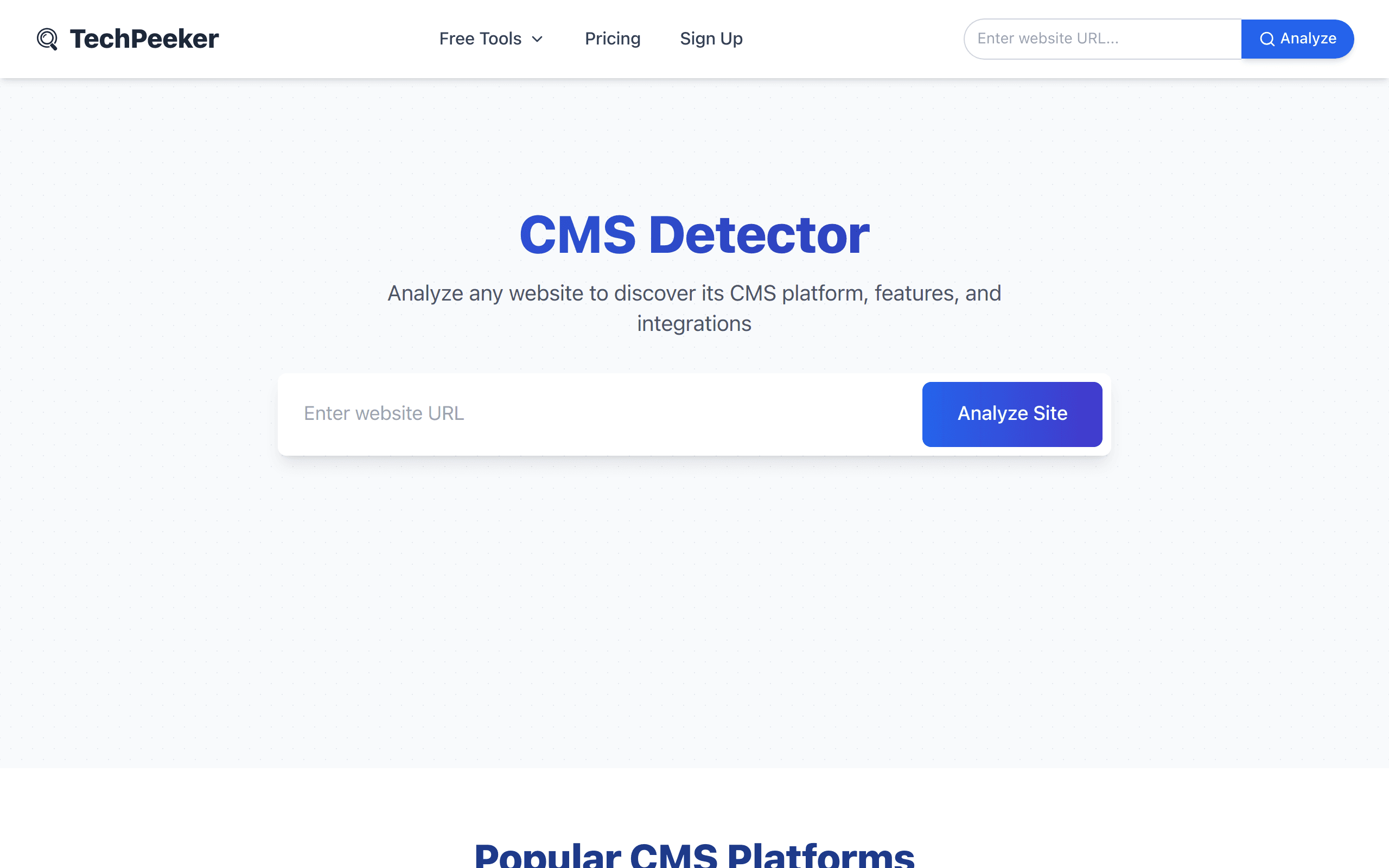 CMS Detective