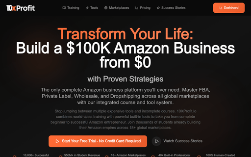 10Xprofit - Amazon Seller Tools