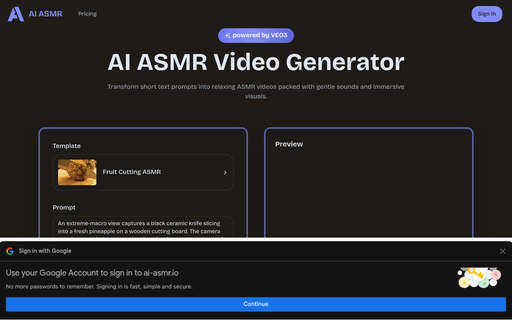 AI ASMR
