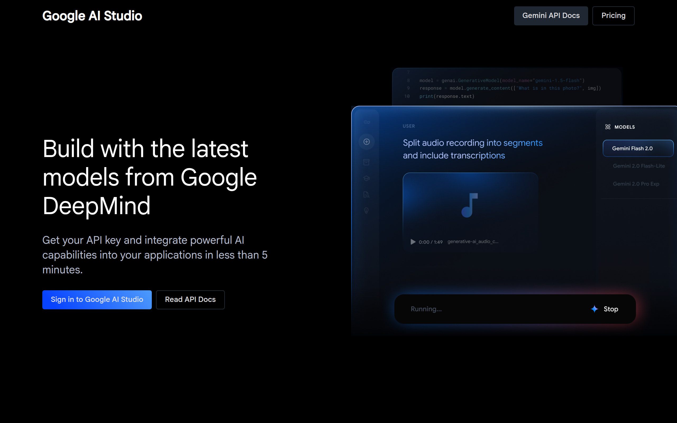 Google AI Studio