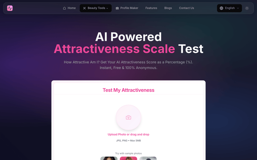 attractiveness scale
