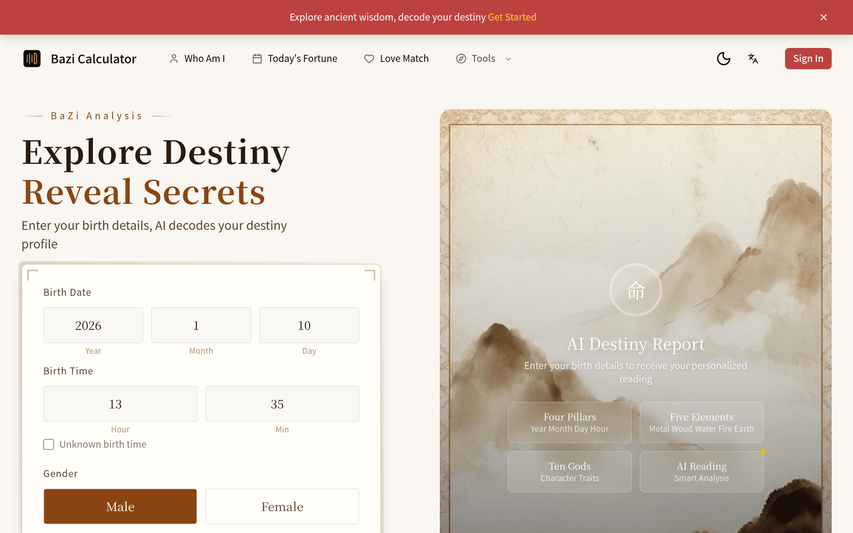 Bazi Calculator