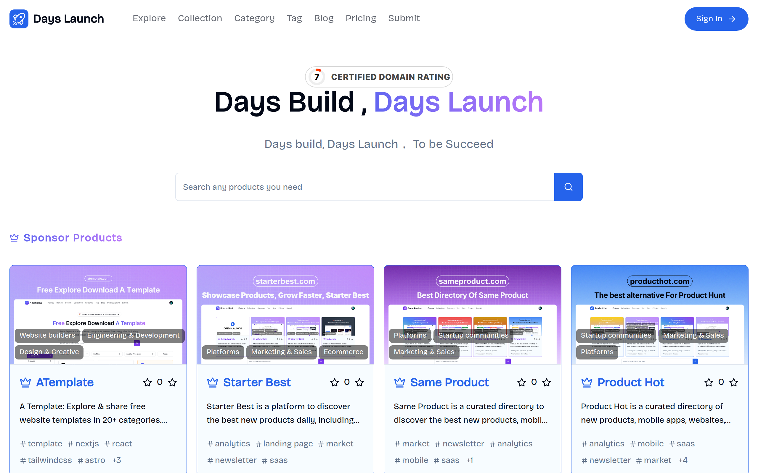 Days Launch