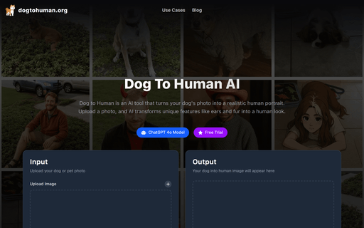 ai dog to human