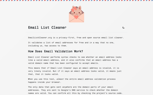 Email List Cleaner