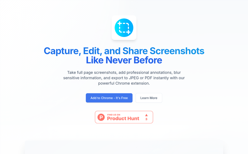 Full Page Screenshot for Web & Editor ✏️