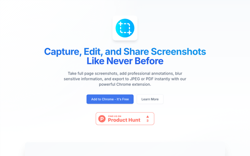 Full Page Screenshot for Web & Editor ✏️