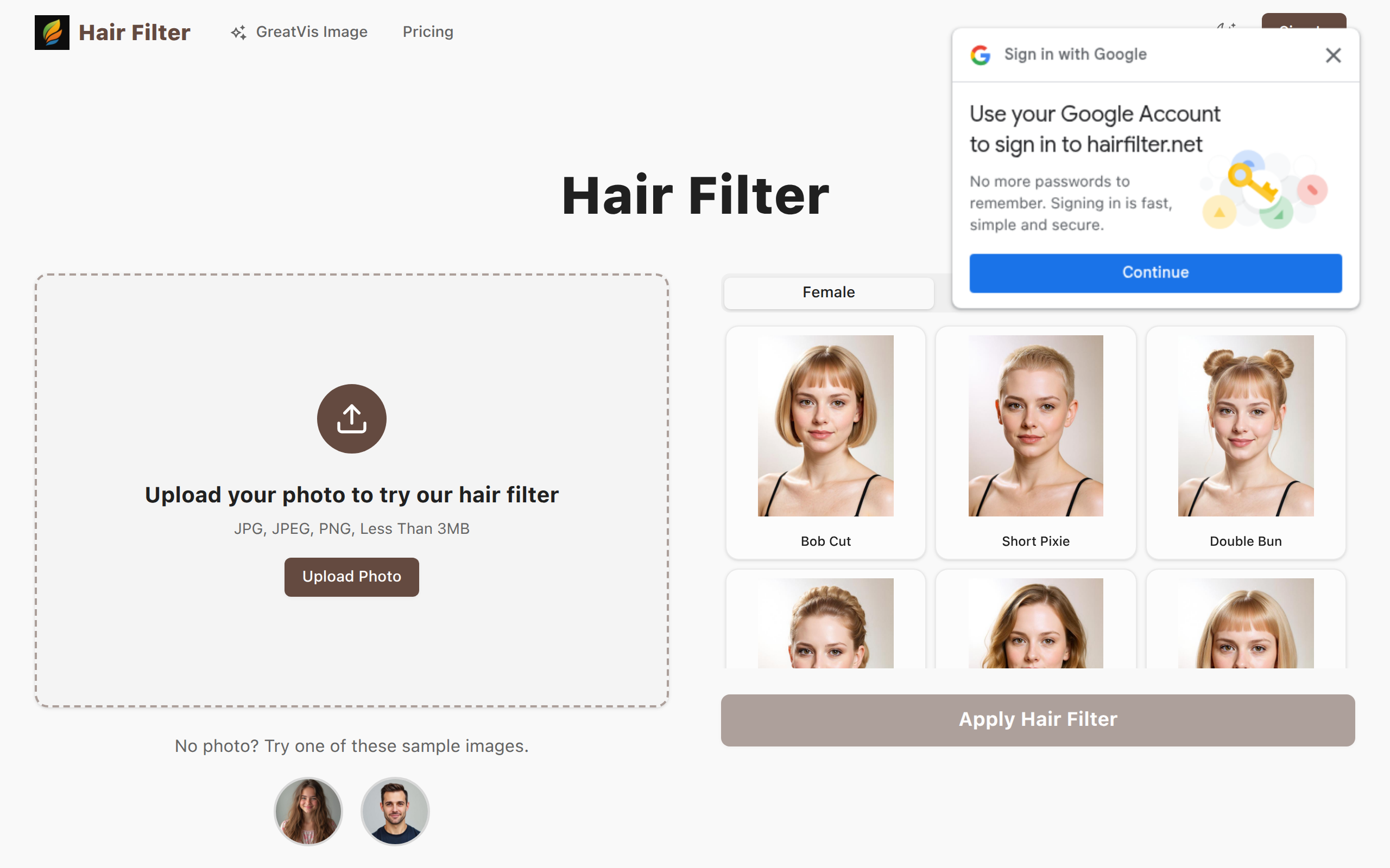 hair filter