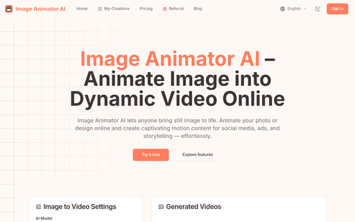 Image Animator AI