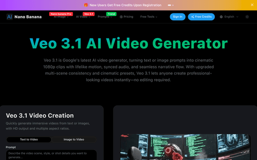 Veo 3.1 AI Video Generator