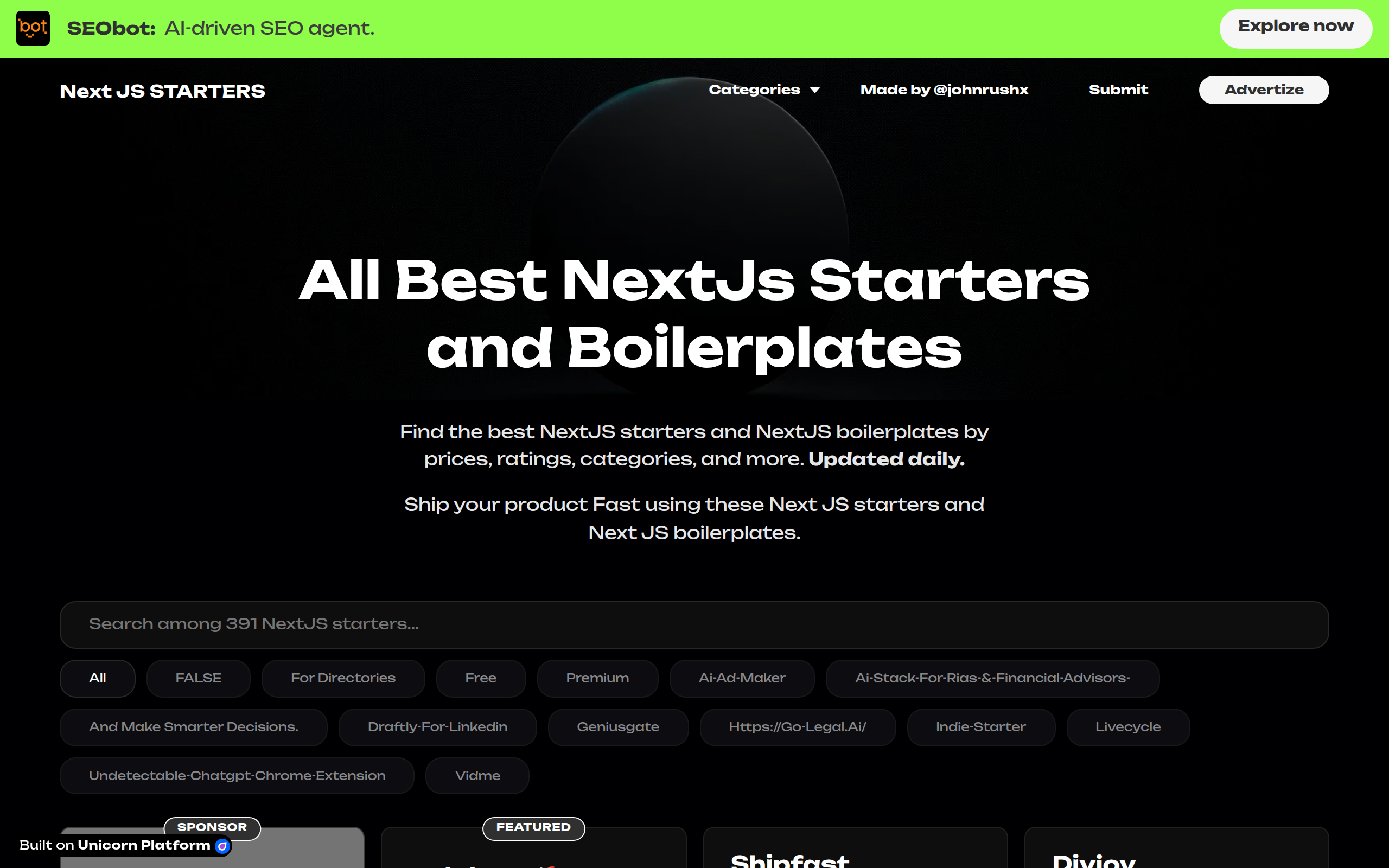 NextJs Starters