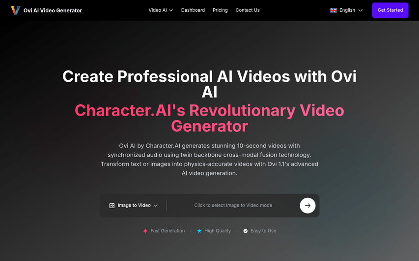 Ovi AI: Advanced AI Video Generator with Synchronized Audio