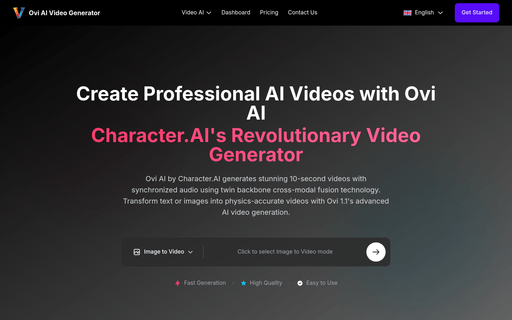 Ovi AI: Advanced AI Video Generator with Synchronized Audio