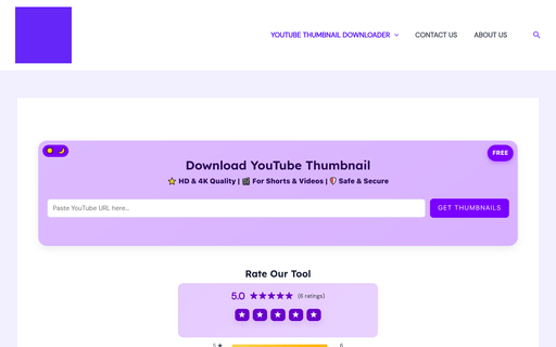 Picknar YouTube Thumbnail Downloader