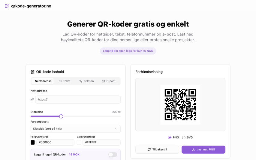 ole qrkode-generator.no