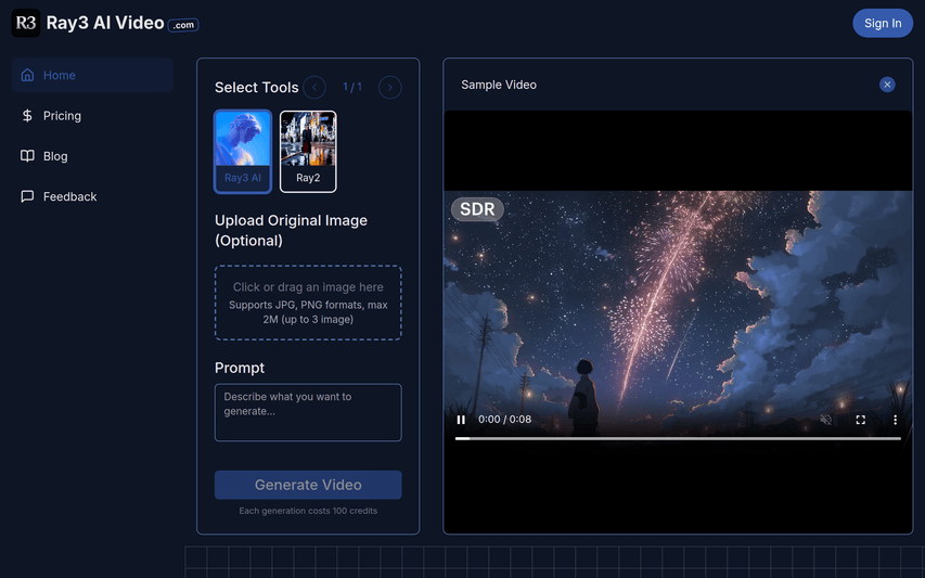 Ray3 AI Video