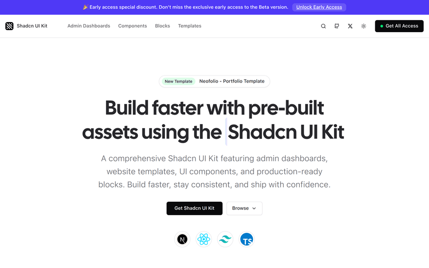 Shadcn UI Kit