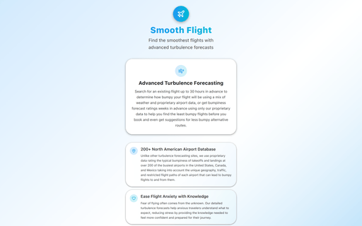 Smooth Flight App