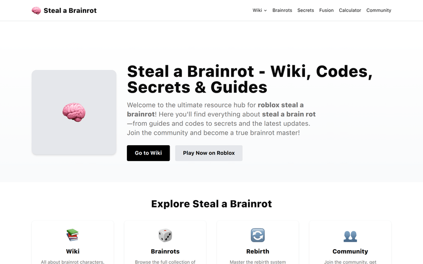 Steal a Brainrot Fan