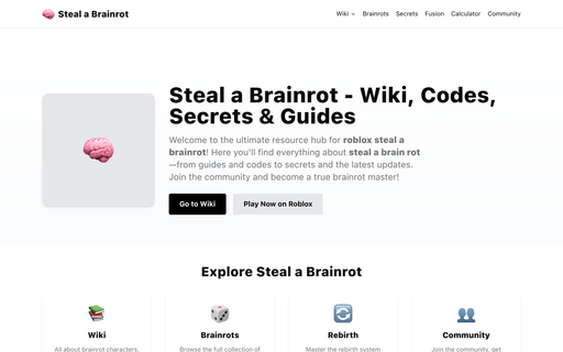 Steal a Brainrot Fan