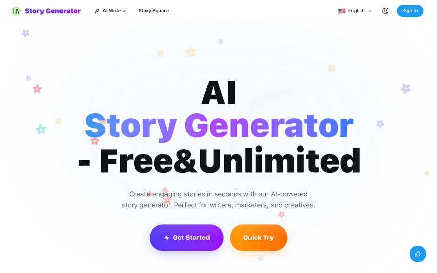 AI Story generating