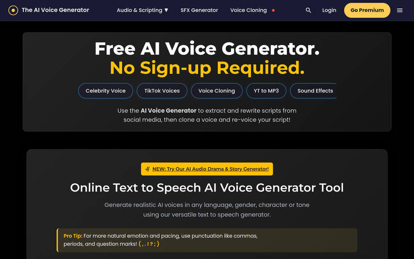 The AI Voice Generator