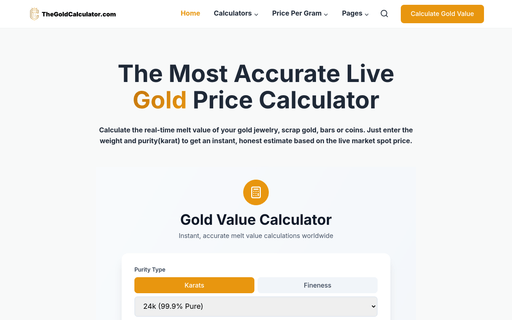 The Gold Calculator