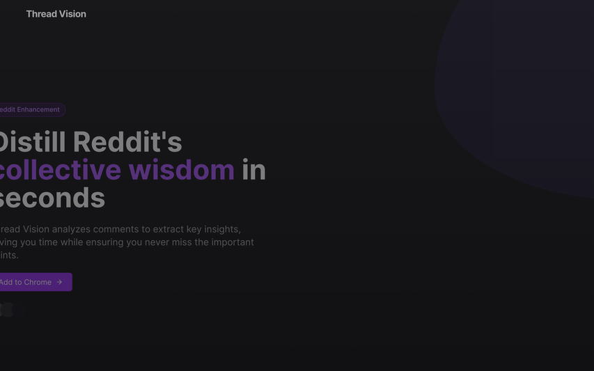 Thread Vision AI - Reddit Summarizer