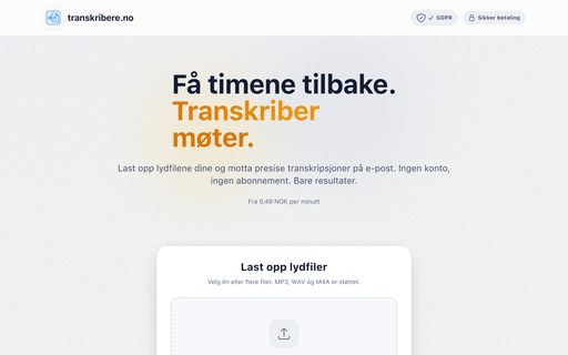 transkribere.no