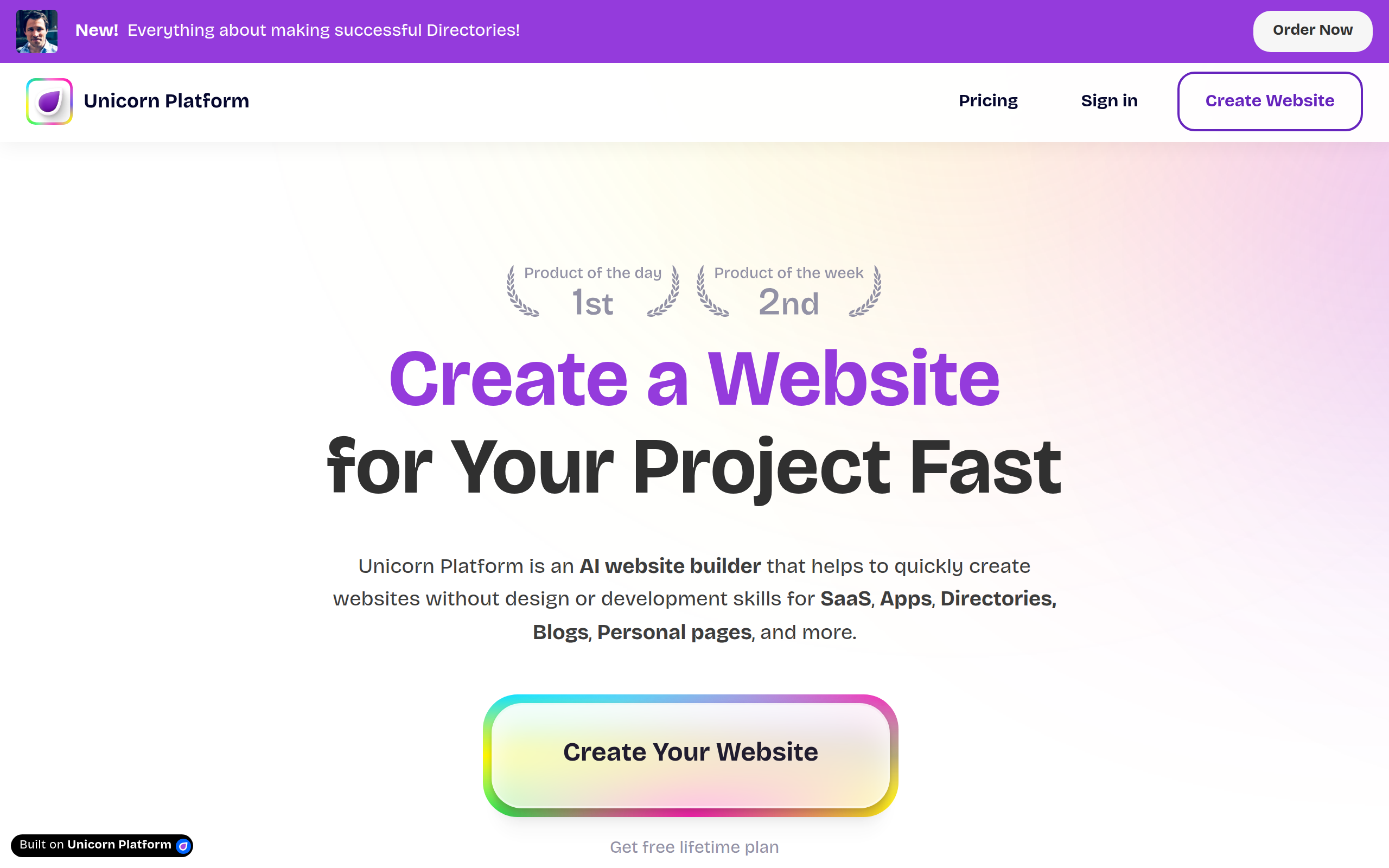 Unicorn Platform