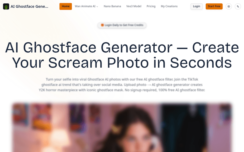 AI Ghostface Generator