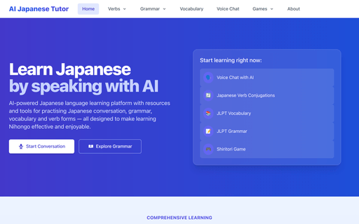 AI Japanese Tutor