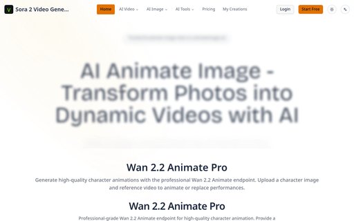 AI Animate Image Platform