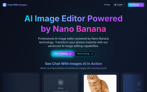 AI Image Editor Powered by Nano Banana - Chat With Images