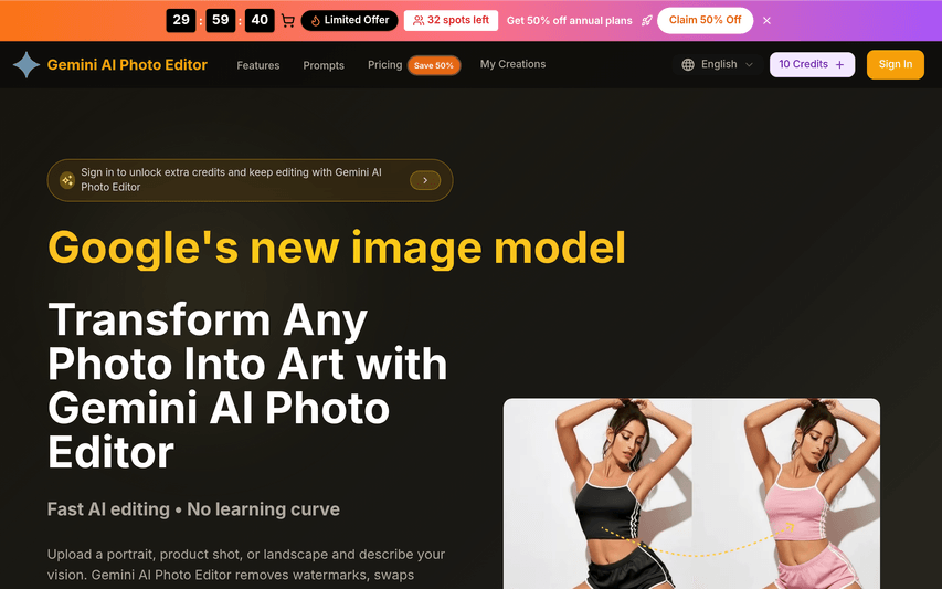 Gemini AI Photo Editor