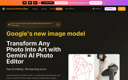 gemini ai phoro editor