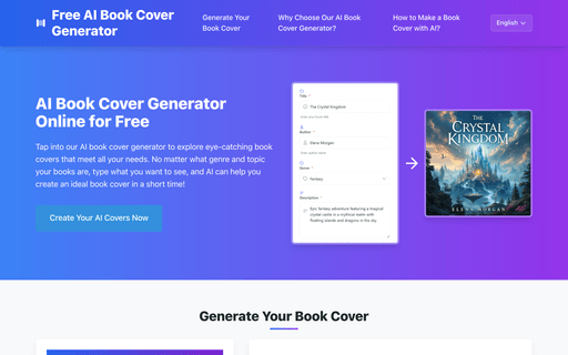 AI Book Cover Generator