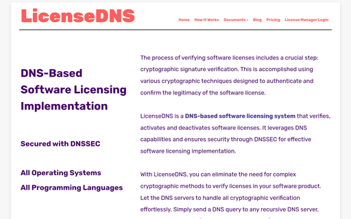 LicenseDNS