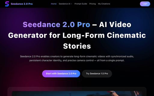 Seedance 2.0 AI Video Generator