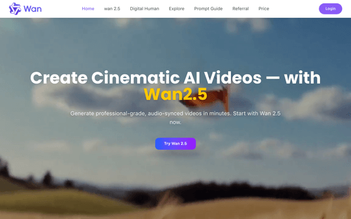 Wan2.5 AI Video Generator